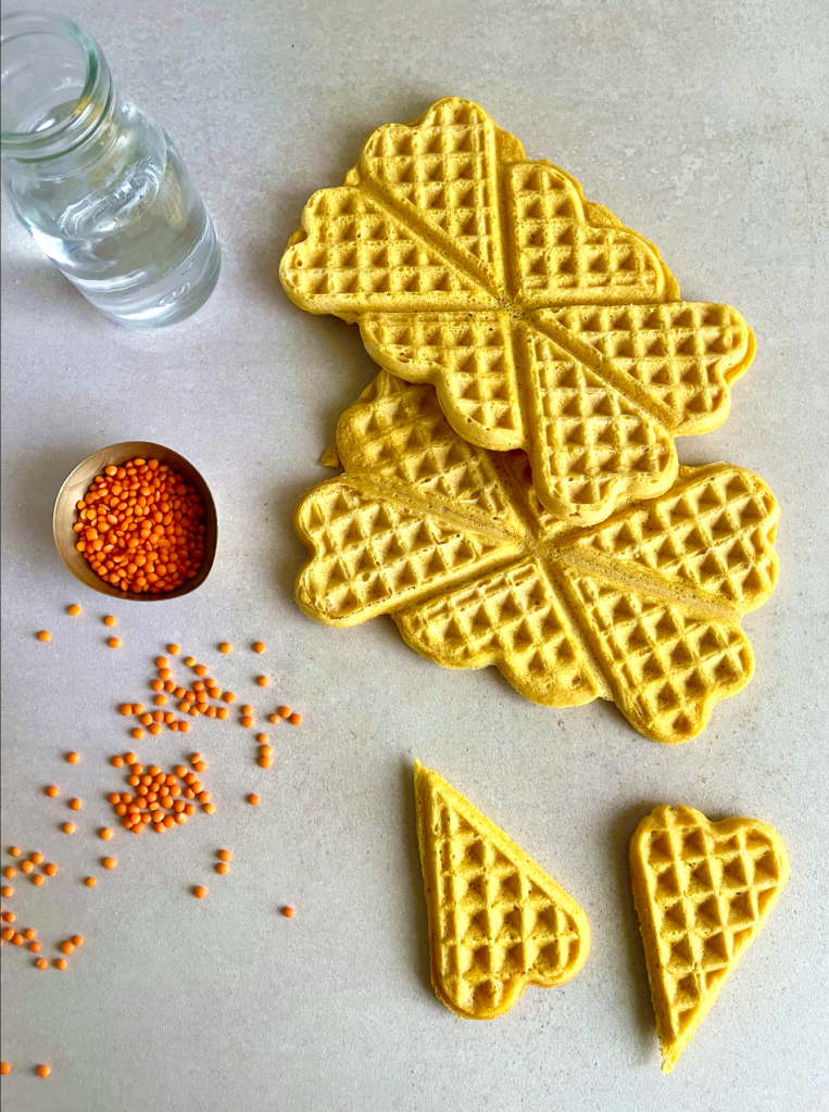 Veganske og glutenfri linsevafler