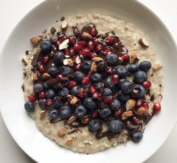 Glutenfri grød med vanilje