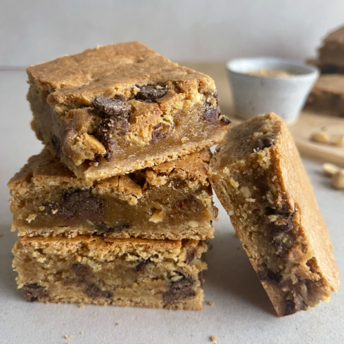 Peanutbutter blondie