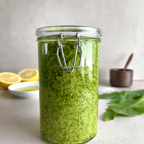 Ramsløg pesto