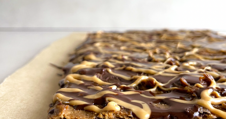 Vegansk peanutbutter brownie