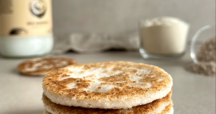 Kokos tortillas/pandekager – Kun 3 ingredienser