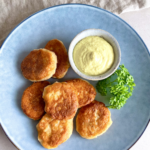 Laksefrikadeller uden gluten og mælk