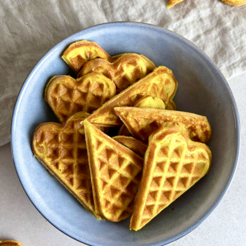 Veganske og glutenfri vafler med blomkål