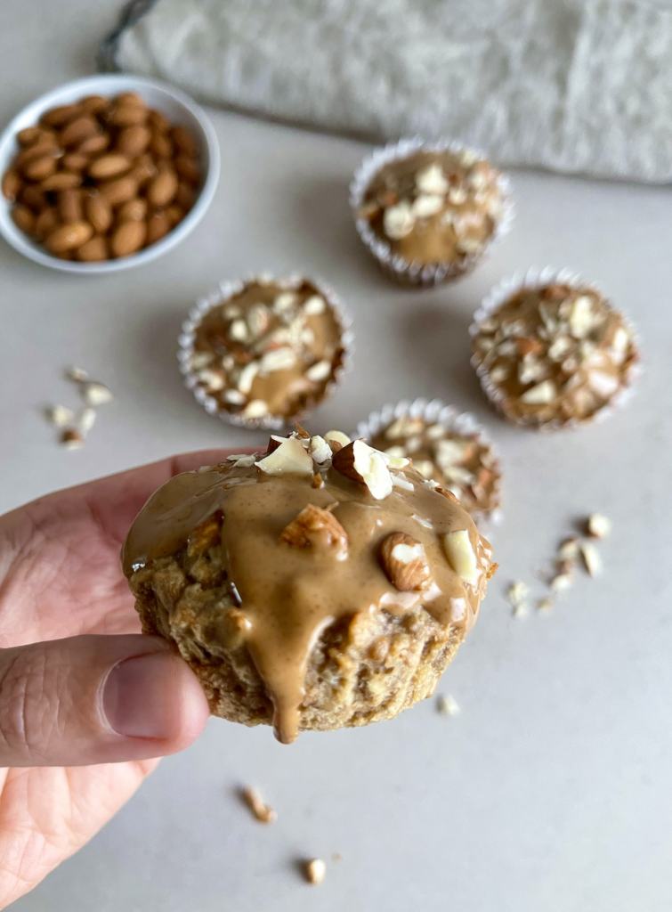 Banan havregryns muffins