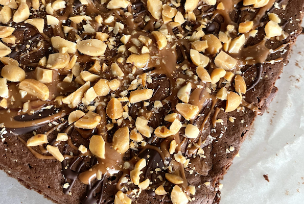 Brownie med peanutbutter