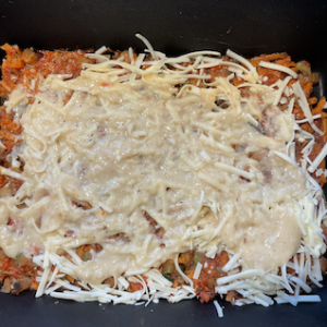 Vegansk lasagne med bechamelsauce